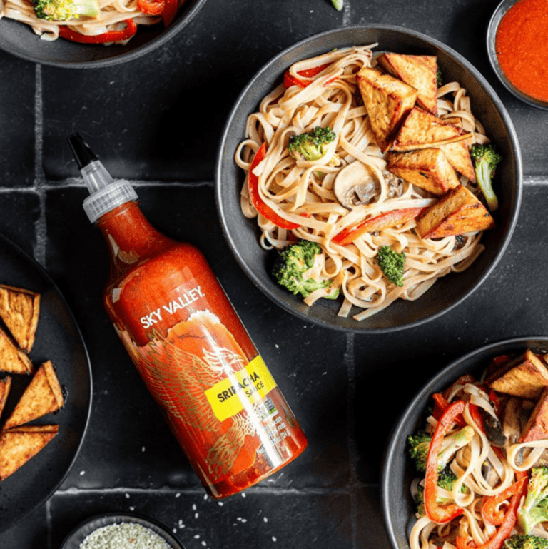 Sky Valley Sriracha at Navigate CPG, a Costco broker.