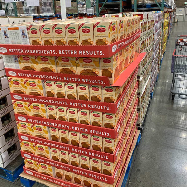 Miss Jones Pumpkin Bread Pallet at Costco